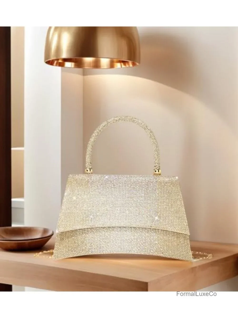 Rhinestones Clutch Purse Sparkly Shoulder Bag Handbag Wedding Evening Crossbody